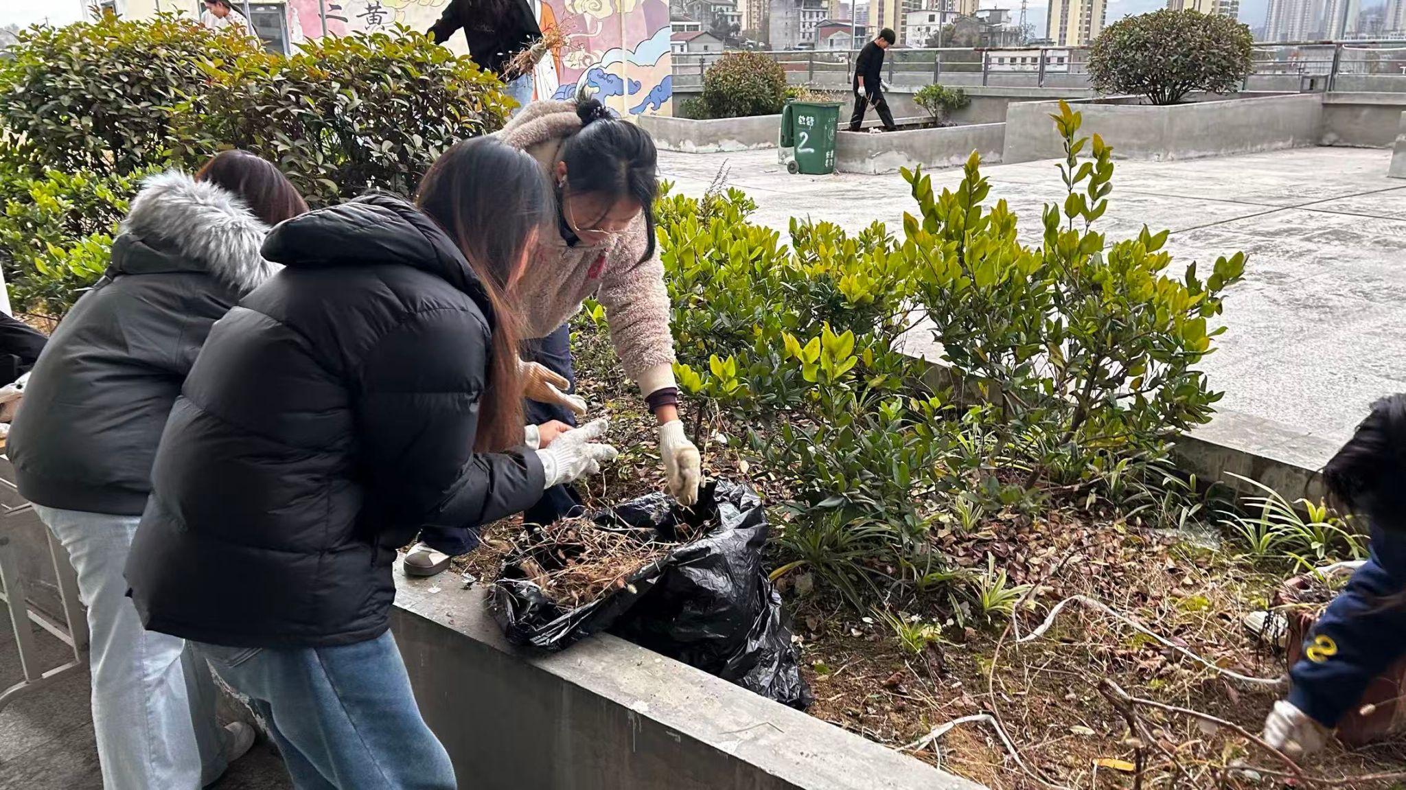 以劳育美塑匠心 以艺赋能迎认证——澳门信誉最好十大平台开展教学楼美化劳动教育实践活动